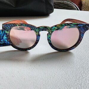 Slyk Shades Mermaid Sunglasses (Sandalwood - Rose)